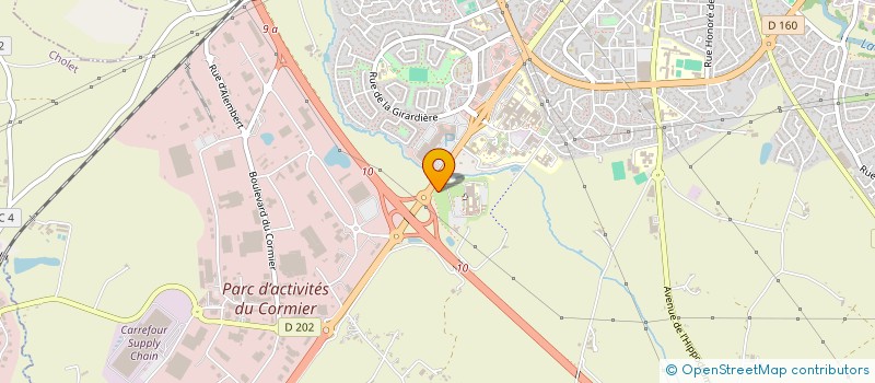 localisation de l'entreprise DOCTEUR GREGOIRE LEONARD à CHOLET