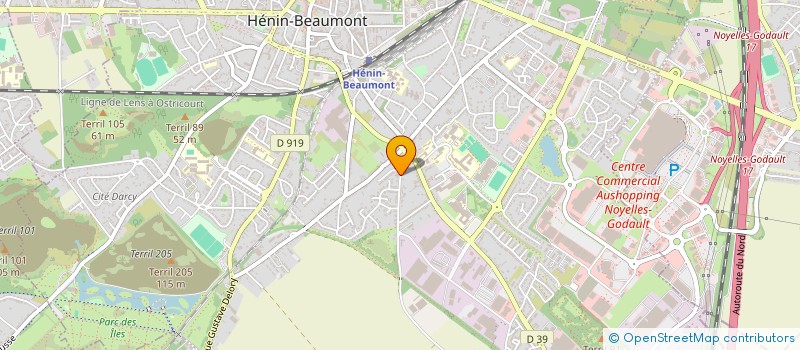 localisation de l'entreprise DOCTEUR GREGORY MASSE  HENIN-BEAUMONT