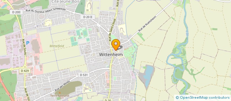 localisation de l'entreprise DOCTEUR GRILL WITTENHEIM  WITTENHEIM