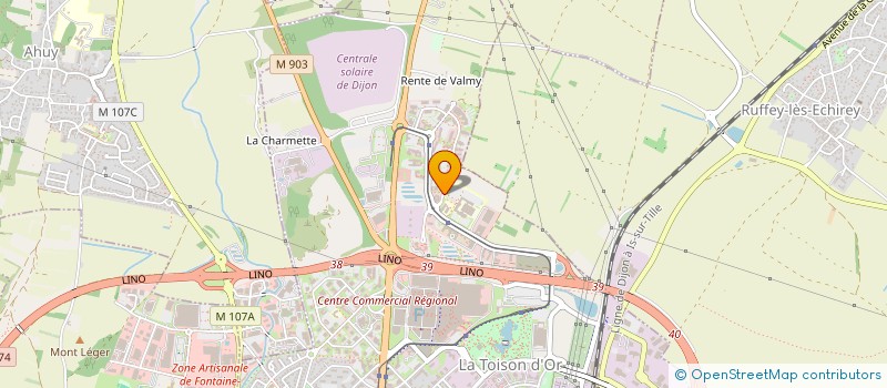 localisation de l'entreprise DOCTEUR GUILLAUME FEVRE à DIJON