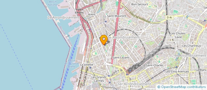 localisation de l'entreprise DOCTEUR GUILLAUME ROUSSEAU  MARSEILLE