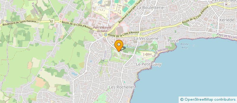 localisation de l'entreprise DOCTEUR GUILLAUME TREMBLAY  SAINT-NAZAIRE