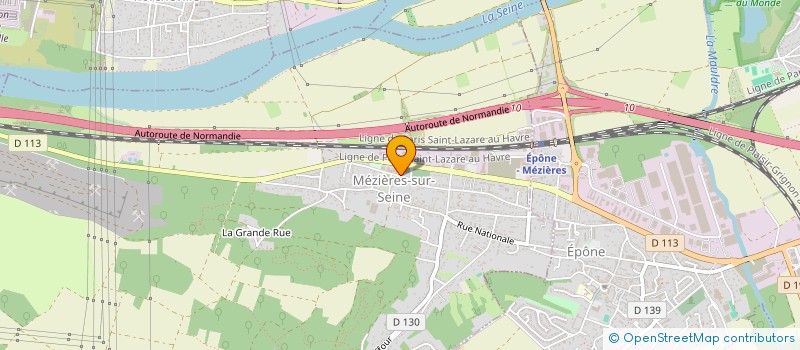 localisation de l'entreprise DOCTEUR HABLOUK  MEZIERES-SUR-SEINE