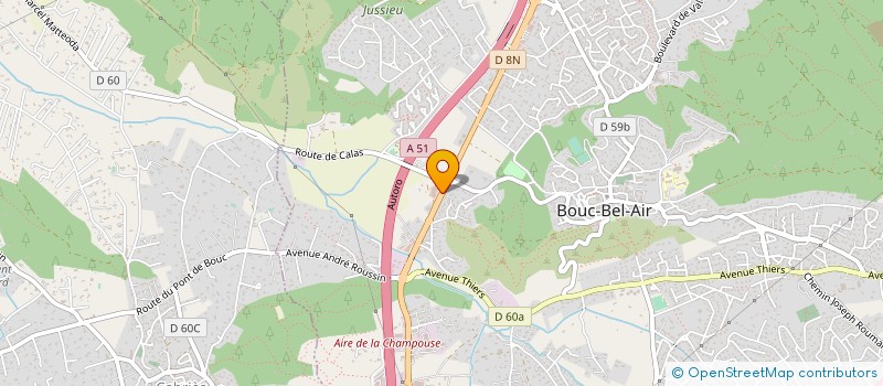 localisation de l'entreprise DOCTEUR HARMELIN à BOUC-BEL-AIR
