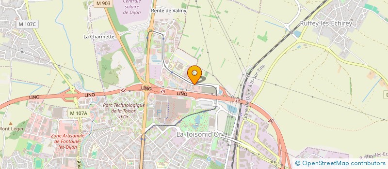 localisation de l'entreprise DOCTEUR HAROLD SKIBA à DIJON