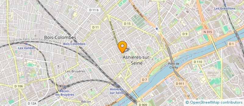 localisation de l'entreprise DOCTEUR HELENE DEVRIESE  ASNIERES-SUR-SEINE