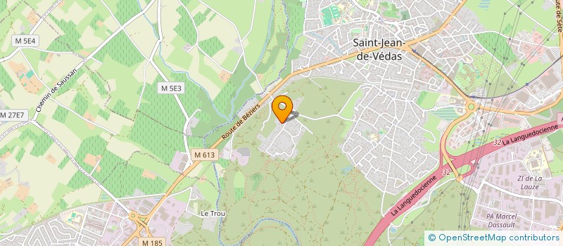 localisation de l'entreprise DOCTEUR HEMMI CATHERINE  SAINT-JEAN-DE-VEDAS