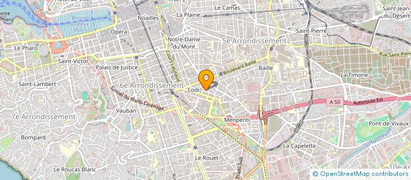 localisation de l'entreprise DOCTEUR JEAN FRANCOIS DONATI à MARSEILLE