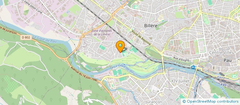 localisation de l'entreprise DOCTEUR JEAN-JACQUES PINOTEAU à BILLERE