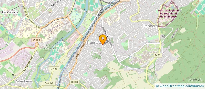 localisation de l'entreprise DOCTEUR JEAN LEHN  BRUNSTATT-DIDENHEIM