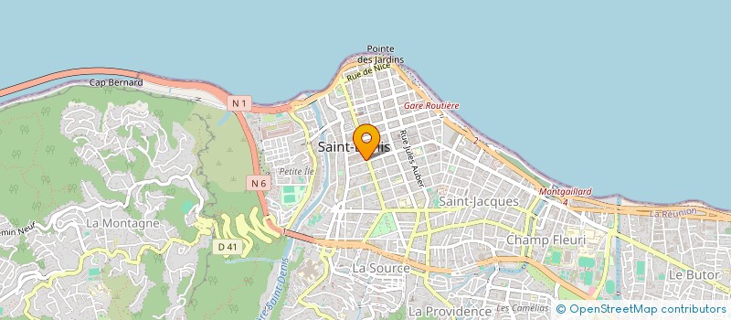localisation de l'entreprise DOCTEUR JEAN LUC HENRY - SELARL DE CHIRURGIENS DENTISTES à SAINT-DENIS