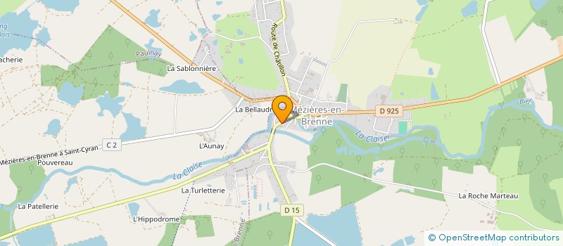 localisation de l'entreprise DOCTEUR JEAN-PIERRE PAILLER  MEZIERES-EN-BRENNE