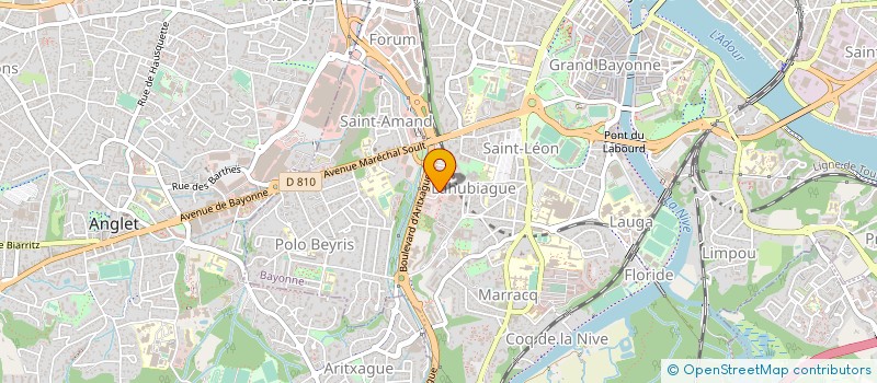 localisation de l'entreprise DOCTEUR JEROME MURGIER à BAYONNE