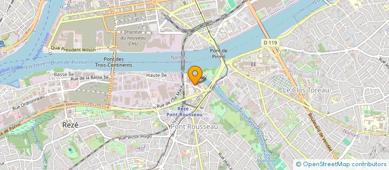 localisation de l'entreprise DOCTEUR JOBBE DUVAL, SOCIETE DE PARTICIPATIONS FINANCIERES DE PROFESSION LIBERALE DE MEDECINS  NANTES