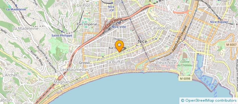 localisation de l'entreprise DOCTEUR JULIEN DUMAS à NICE