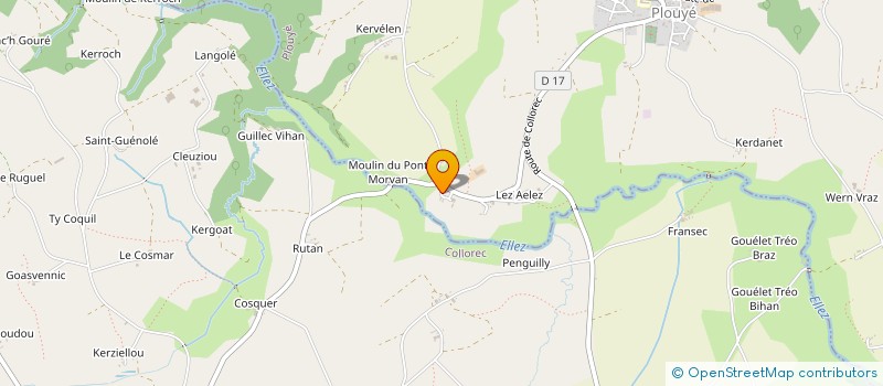 localisation de l'entreprise DOCTEUR JULIEN SIMON  PLOUYE