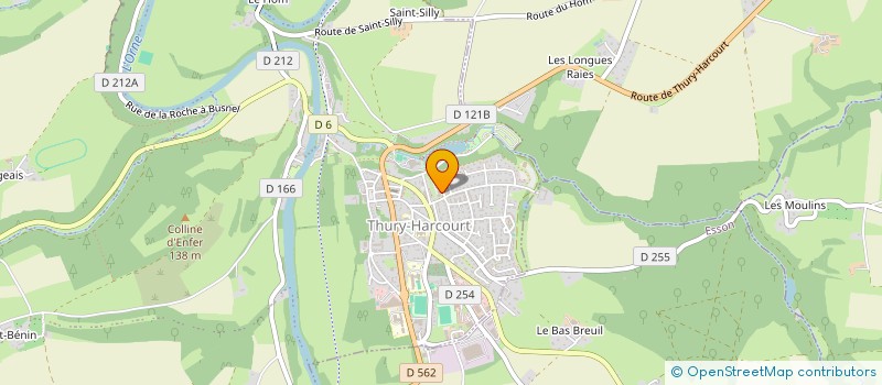 localisation de l'entreprise DOCTEUR JULIETTE CUCHE  THURY-HARCOURT-LE-HOM