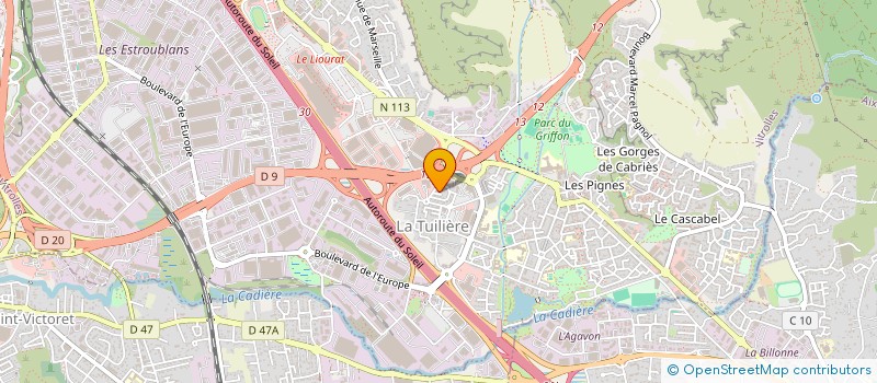 localisation de l'entreprise DOCTEUR K. ZIDANI à VITROLLES