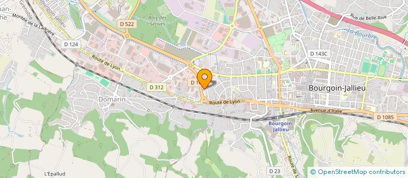 localisation de l'entreprise DOCTEUR KEYVAN KHAMESI à BOURGOIN-JALLIEU