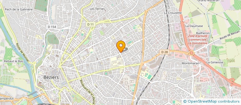 localisation de l'entreprise DOCTEUR KHALIL NADA à BEZIERS
