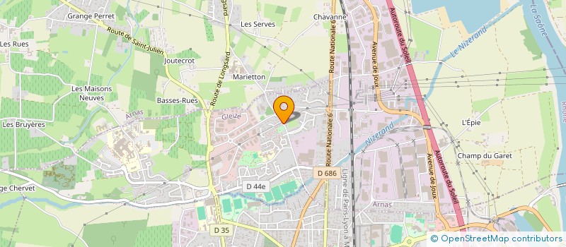 localisation de l'entreprise DOCTEUR LAINEZ à ARNAS