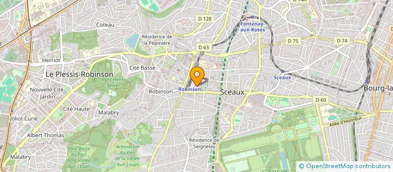 localisation de l'entreprise DOCTEUR LANGAGNE à SCEAUX