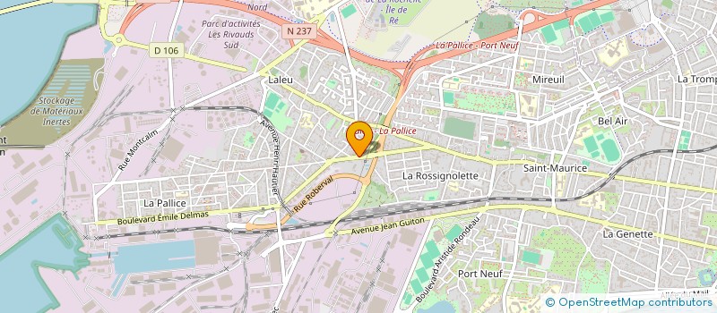 localisation de l'entreprise DOCTEUR LAURE BROUARD  LA ROCHELLE