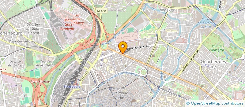 localisation de l'entreprise DOCTEUR LAURENT BARTHEL à STRASBOURG