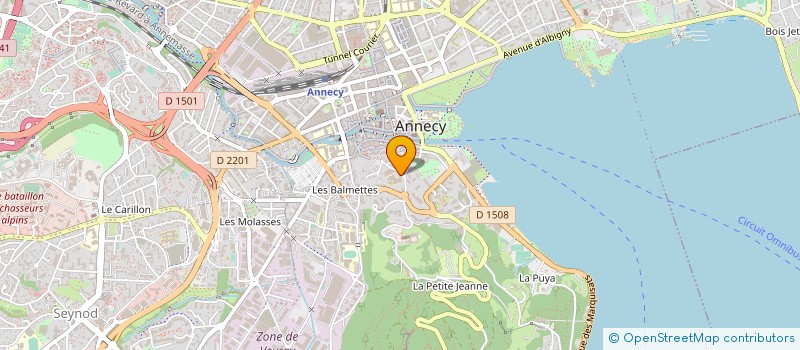 localisation de l'entreprise DOCTEUR LAURENT LAFOSSE à ANNECY