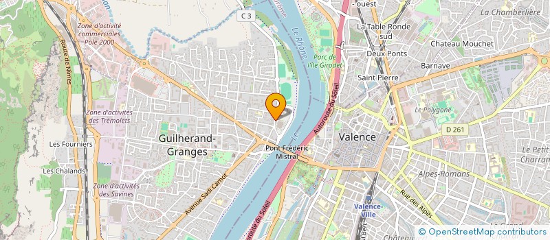 localisation de l'entreprise DOCTEUR LE BRUN-FREDDI NICOLAS à GUILHERAND-GRANGES