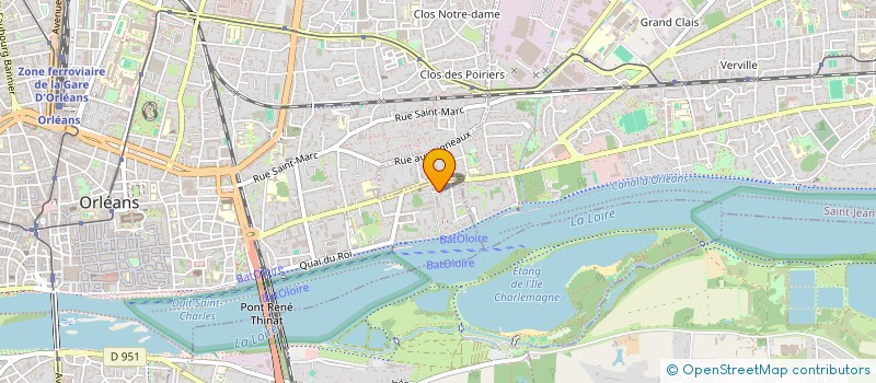 localisation de l'entreprise DOCTEUR LEILA SAHRAOUI COCARD à ORLEANS