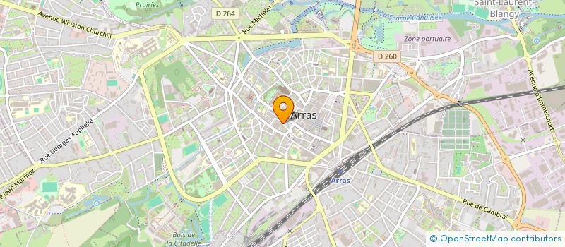 localisation de l'entreprise DOCTEUR LENGRAND à ARRAS