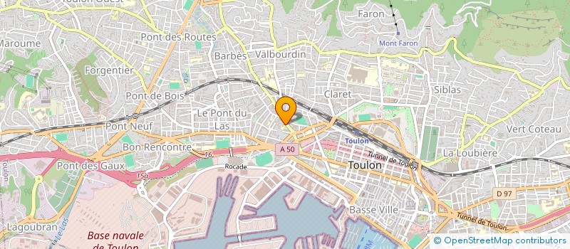 localisation de l'entreprise DOCTEUR LEPOULTEL  TOULON