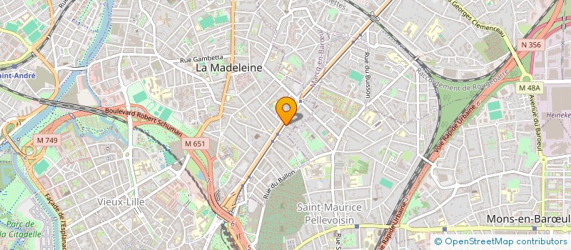 localisation de l'entreprise DOCTEUR LORIDON à LA MADELEINE
