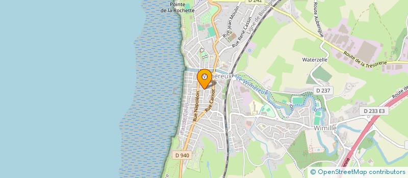 localisation de l'entreprise DOCTEUR MAGNIER DAVID  WIMEREUX