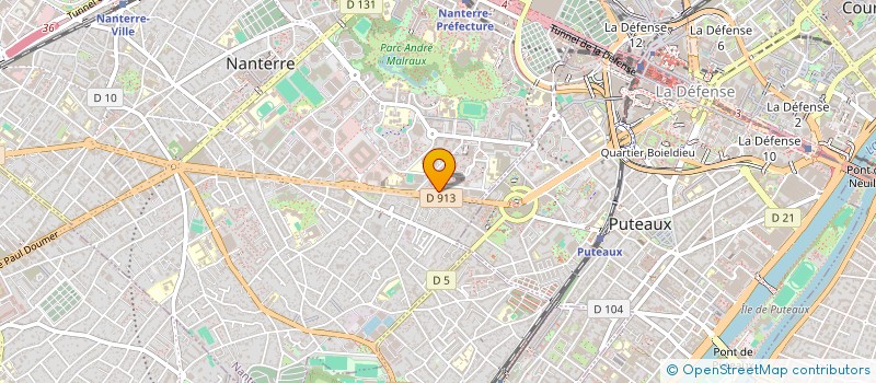 localisation de l'entreprise DOCTEUR MAHJOUB  NANTERRE