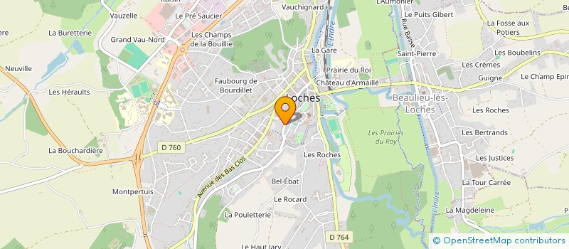 localisation de l'entreprise DOCTEUR MANGENEY à LOCHES