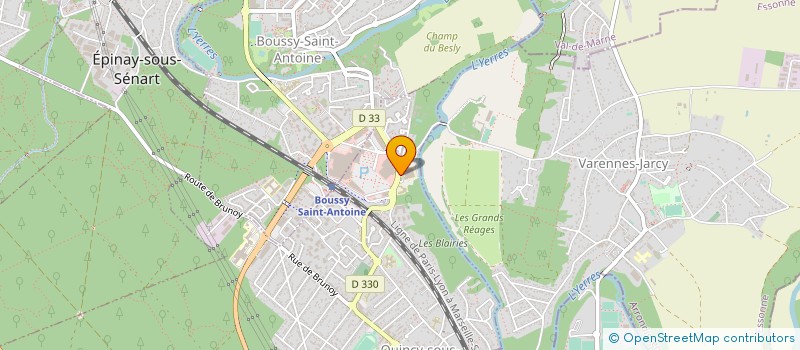 localisation de l'entreprise DOCTEUR MARES DE METZ ET ASSOCIES à QUINCY-SOUS-SENART