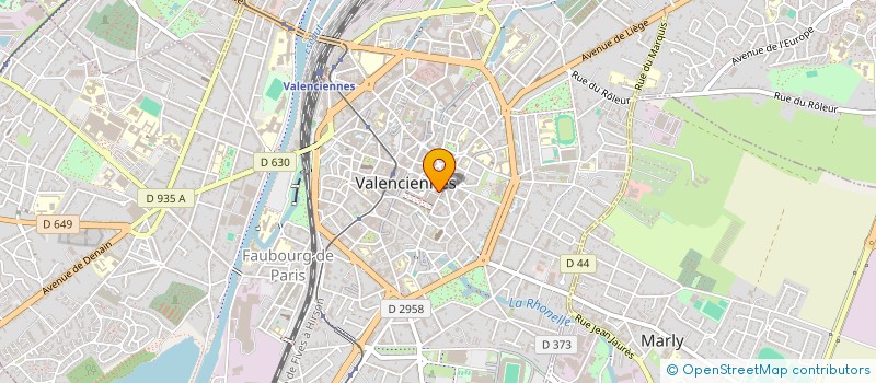 localisation de l'entreprise DOCTEUR MARINE POTTIER à VALENCIENNES