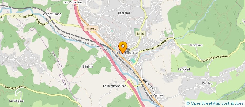 localisation de l'entreprise DOCTEUR MARINE VIEVILLE  LA FOUILLOUSE