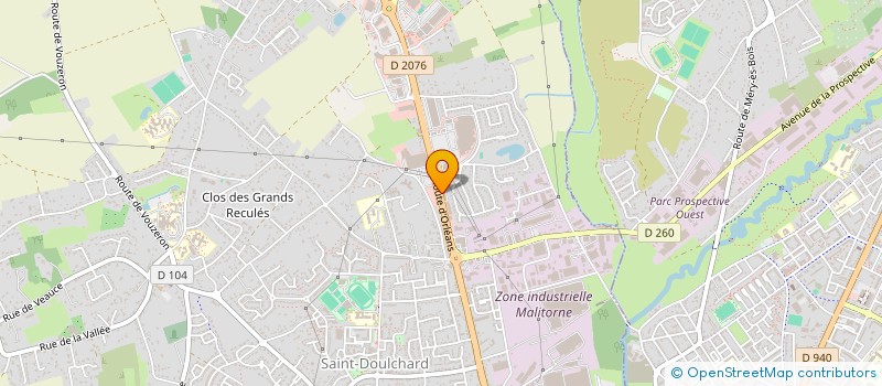 localisation de l'entreprise DOCTEUR MARLENE NICAULT SELARL  SAINT-DOULCHARD