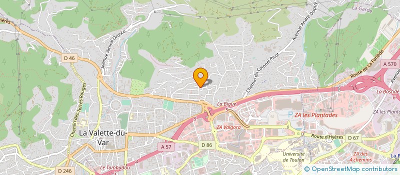 localisation de l'entreprise DOCTEUR MARQUESTE  LA VALETTE-DU-VAR