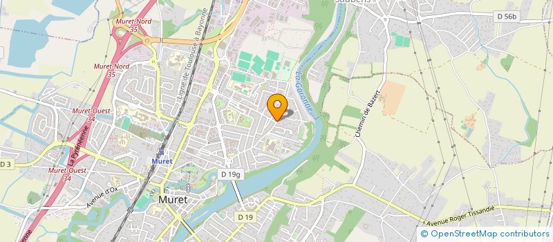 localisation de l'entreprise DOCTEUR MARTIN CLARISSE  MURET