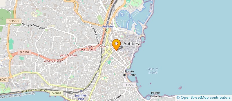 localisation de l'entreprise DOCTEUR MAS à ANTIBES