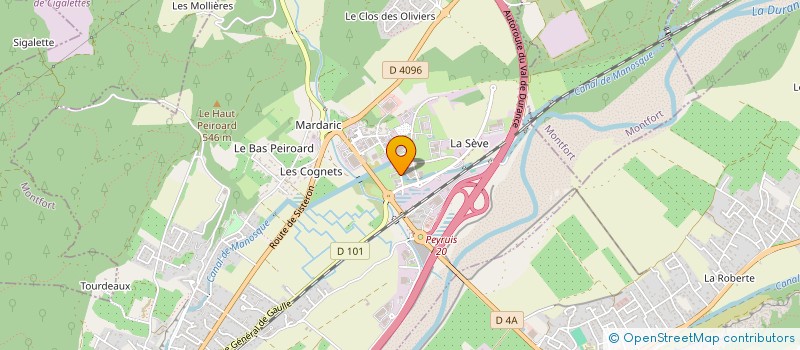 localisation de l'entreprise DOCTEUR MATHIEU MEILLAT à PEYRUIS