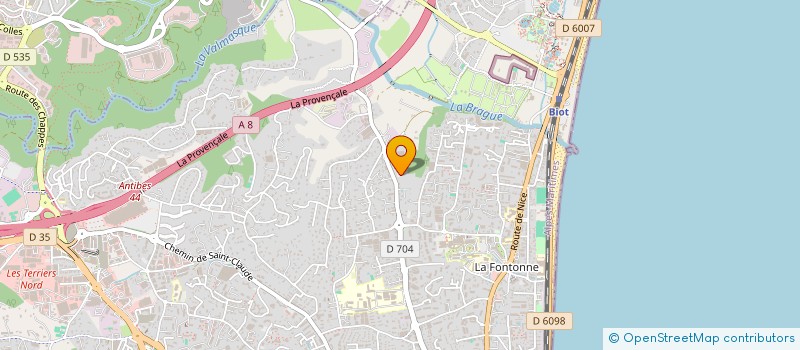 localisation de l'entreprise DOCTEUR MATTHIAS WINTER à ANTIBES