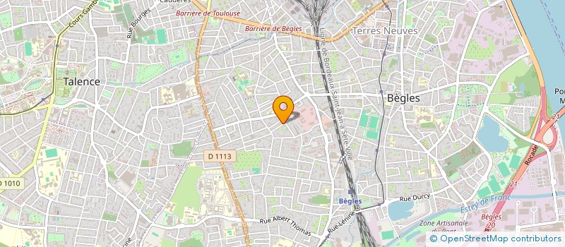 localisation de l'entreprise DOCTEUR MATTHIEU DEBORDE à BEGLES