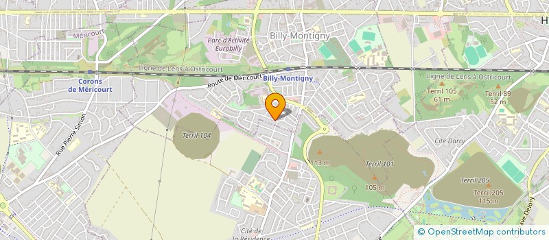 localisation de l'entreprise DOCTEUR MICRO 62 à BILLY-MONTIGNY