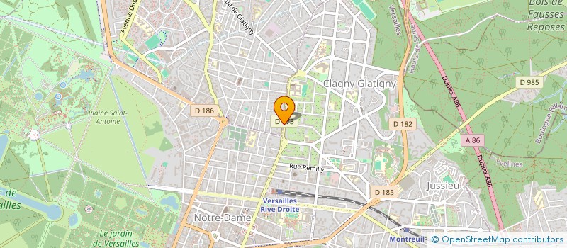 localisation de l'entreprise DOCTEUR MN PEDIA  LE CHESNAY-ROCQUENCOURT