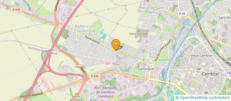 localisation de l'entreprise DOCTEUR MOLDOVANU RADU  RAILLENCOURT-SAINTE-OLLE